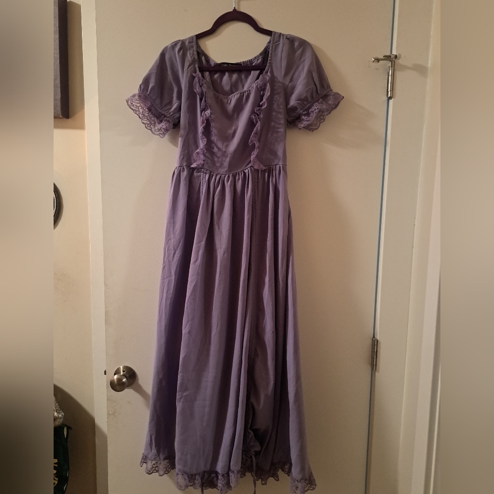 Lavender Lace Corset Dress